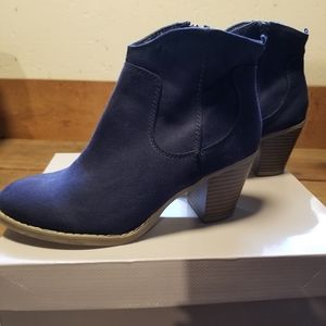 Blue booties